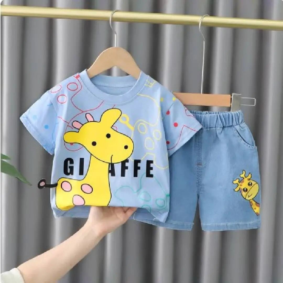 Premium Kidd’s T-Shirt Set Summer Collection (Only T-Shirt & Pant)